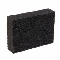 Губка абразивная шлифовальная 100х70х25мм, P60 средняя жесткость Сибртех
