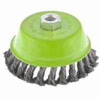 Щетка чашка УШМ 125мм крученая М14, 0,5мм Сибртех