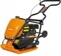 Виброплита бензиновая 6,5лс, 4,8кВт, 196см3, 59x52см, 5500виб/мин, 25кН, 104кг, 35см, подача воды, КРАТОН