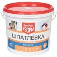 Шпатлевка финишная 5кг, для внутр работ, Русские узоры