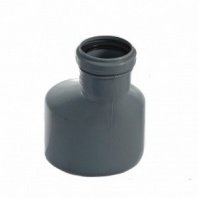 Редукция канализационная эксцентрическая, 110х50 мм, РосТурПласт, полипроп, 36592