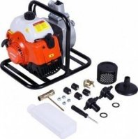 Мотопомпа 1,7л.с., 2-х такт., 100л/мин, чист.вода бензиновая Кратон GWP-25 (максимальный напор 30 м)