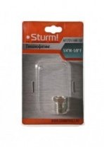 Пневмофитинг наруж резьба (папа) 1/4" -внутр рез (мама) 1/8" Sturm! AF1731-14M-18F