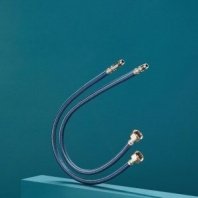 Подводка для смесителя 0,6м 1/2", М10, пара, нейлон, РМС