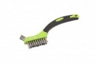 Щетка-мини по металлу прорезин. ручка, щетина из нержавеющей стали Дело техники ДТ