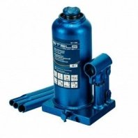 Домкрат гидравлический бутылочный 4 т, h подъема 190-480мм, телескопический, Stels