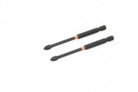 Бита PH2, 90мм, 2шт, магнитная, торсионная ударная, 1/4", Дело техники ДТ