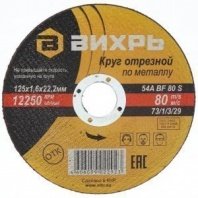 м 125х1,6х22 Вихрь