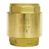 Обратный клапан 1 1/4", Ду32, Г-Г, латунь, шток пвх, STI