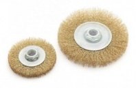 Щетка для УШМ проволочная плоская с резьбой М14 125 мм ДТ