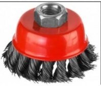 Щетка чашка УШМ 120мм крученая М14 стальная проволока 35104-120*6 5965 MIRAX