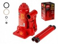 Домкрат гидравлический бутылочный 2 т, h подъема 150-280мм, STARTUL AUTO