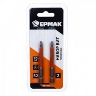 Бита PH2, 70мм, 1шт, торсионные, ПРОФИ СЕРИЯ, ЕРМАК