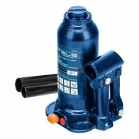 Домкрат гидравлический бутылочный 2 т, h подъема 170-380мм, телескопический, Stels