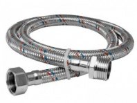 Подводка для воды 1,8м 1/2", Г-Ш (м/р)