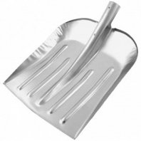 Лопата уборочная оцинкованная 330х365 мм, без черенка// Сибртех