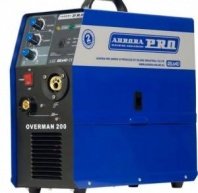 Сварочный полуавтомат 200А, 5,6кВт, 220 В, инверторный, Aurora Pro OVERMAN 200 Mosfet