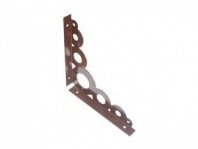 Кронштейн для полок белый, 182х182х1,5мм, (шт.)