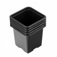 Горшочек для рассады, 70х70х65 мм, полистирол, 5 шт.// Россия