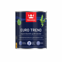 Краска для обоев и стен EURO TREND А мат 0,9л ТИККУРИЛА