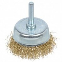 Щетка для дрели 50мм, чашка пушистая со шпилькой Bartex