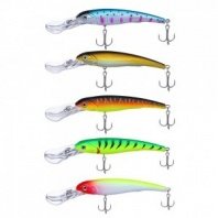 Воблер "Дип Минноу" 165мм, 29,0г, F, 0-4,5м, 5 цветов AZOR FISHING камуфляж