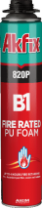 Akfix 820P B1 Профессиональная противопожарная пена, 850 гр.