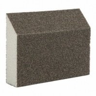 Губка абразивная шлифовальная 120х90х25мм, P100 трапеция, мягкая Matrix