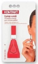 Супер-клей Универсальный для точных работ 4 г, арт. КМ 120 - Б04, шоу-бокс (10шт) 22300 КОНТАКТ