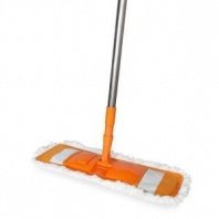 Швабра с насадкой Лапша, телескоп.ручка 120см, ЕвроМоп Люкс "Облако", микрофибра