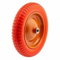 Колесо полиуретановое 3,00х8х16, длина оси 90мм, подшипник 16мм Palisad
