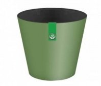 Горшок д/цветов Rosemary D330 мм 16л с дренаж.вставкой на колесах зеленый*4 6539