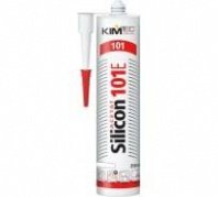 Герметик силиконовый бежевый 310мл Силикон 101Е KIM TEC