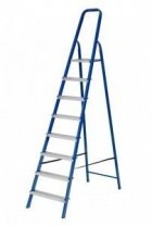 Лестница стремянка 8 ст, стальной профиль, (сталь+алюм. ступени), Россия, Сибртех