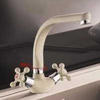 Смеситель для кухни, Frap, с кран-буксой, беж, F5408-21