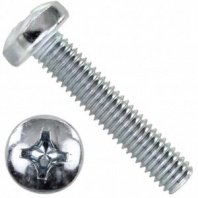 Винт DIN7985 5х12 ОЦ. полусф. головка, (6000 шт в коробе) STARFIX