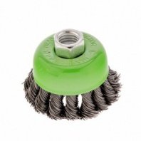 Щетка чашка УШМ 65мм крученая М14, 0,5мм Сибртех