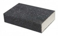 Губка абразивная шлифовальная 100х70х25мм, P60/120 с поролоном MaxiTool