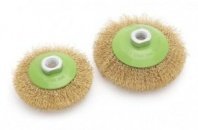 Щетка металл. для УШМ 115мм/М14 тарелка пушистая ДТ