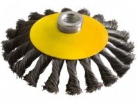 Корщетка "Колесо" 115 мм, витая, с наклоном, гайка М14, InWork