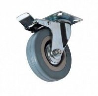Колесо поворотное с тормозом 75мм аппаратное (SCGb 93)