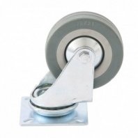 Колесо поворотное 75мм, крепление платформенное Сибртех