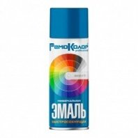 Эмаль синяя глянцевая 520мл акриловая, Ремоколор