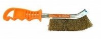 Щетка ручная, пласт. ручка, латунированная проволока 0,3 мм Bohrer