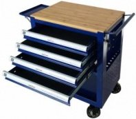 Тележка для инструмента 4 секции, 725х500х795мм СЕРВИС КЛЮЧ