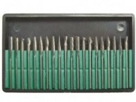 Борфрезы твердосплавные в наборе , 20шт D штифта 3мм 