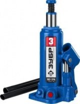 Домкрат гидравлический бутылочный 3 т, h подъема 192-374мм, Профессионал (43060-3) ЗУБР