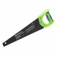 Ножовка по дереву 350мм, средний зуб, 7-8 TPI, зуб 2D, кал.зуб, защ. покр., 2-х комп. рук-ка Сибртех