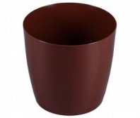 Кашпо д/цветов круглое Крокус 3,5л 19см  (Коричневый) 3886