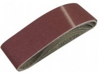 Лента шлифовальная 75х533 мм, Р80, 5шт, тканевая основа, InWork